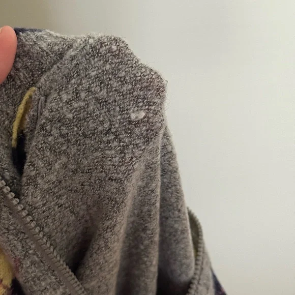 URBAN OUTFITTERS BDG Clarke Argyle Zip-Up Sweater - Picture 12 of 12